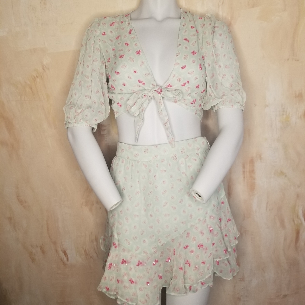 Hemant & Nandita Sana Floral Set